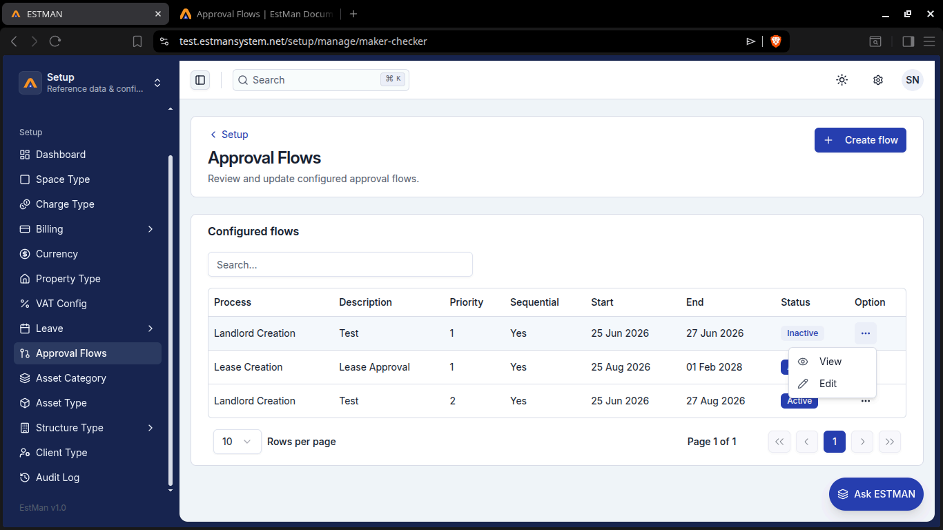 approval flow
