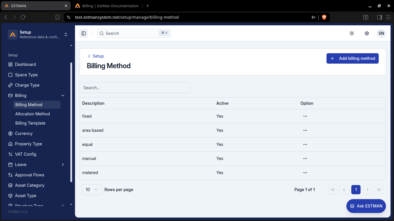 Billing